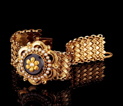 珍珠 黄金古董珠宝