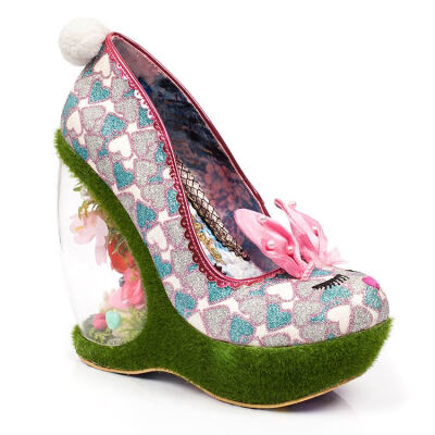 国内现货 Irregular Choice 4435-04A兔子妹妹透明童话屋草坪坡跟