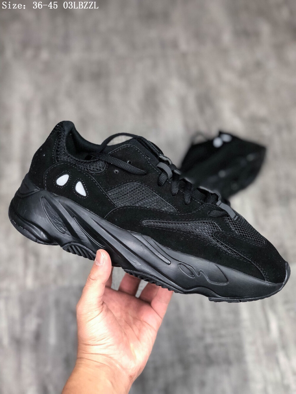 Adidas Yeezy Boost 700 复古爆米花中底姥爷慢跑鞋03LBZZL