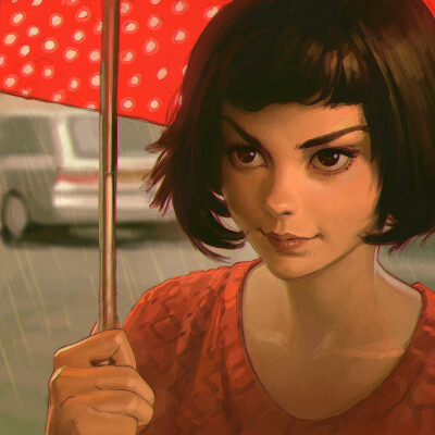 Ilya Kuvshinov 插画 动漫女头