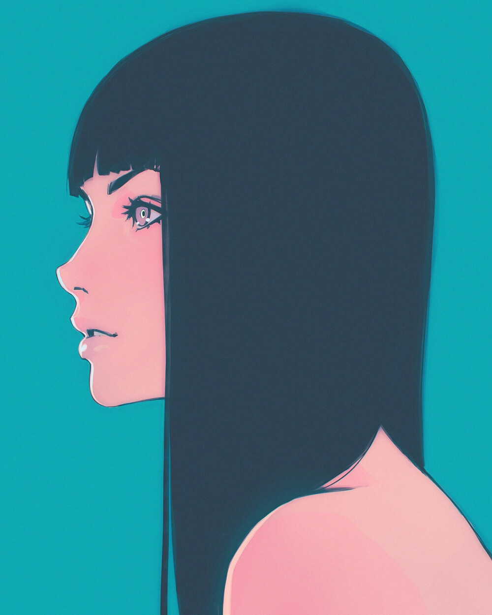 Ilya Kuvshinov 插画 动漫女头