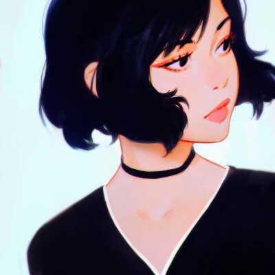 Ilya Kuvshinov 插画 动漫女头