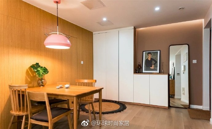 85㎡北欧日式两居室，玻璃隔断让视觉感翻倍