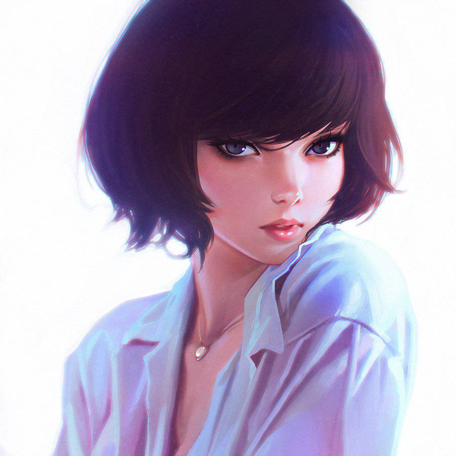 Ilya Kuvshinov 插画 动漫女头