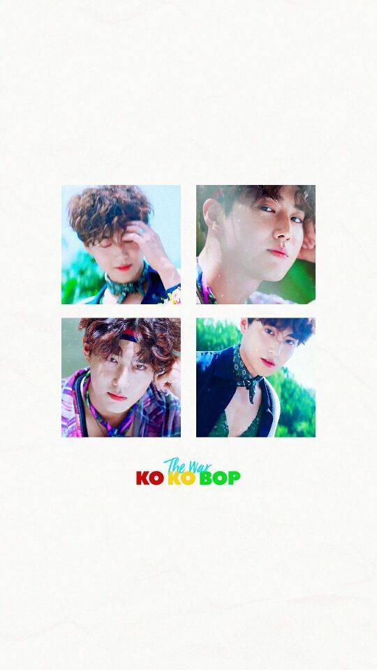 EXO 金俊勉 壁纸 kokobop 转载自网络