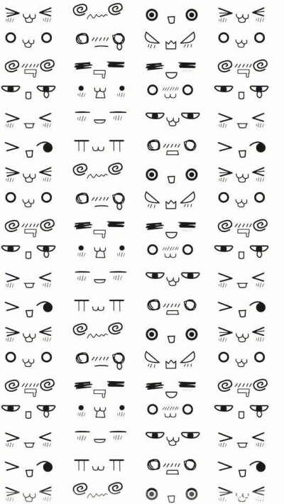 1000个手绘小表情，制作手帐的必备资料！