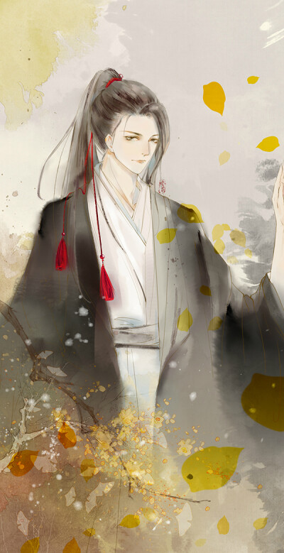 #魔道# 魏无羡-魏婴 绘师：不过灯花瘦