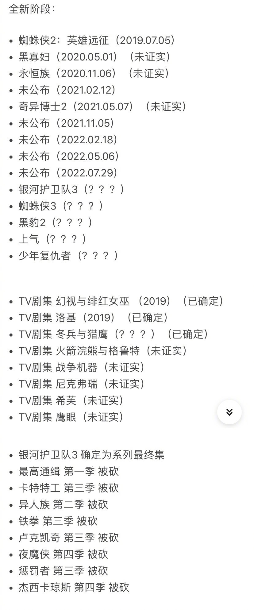 漫威系列电影、电视剧的推荐观看顺序，收了慢慢看