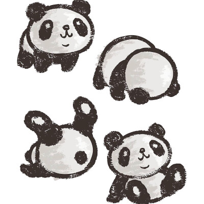 搞怪头像 动物 插画 手绘