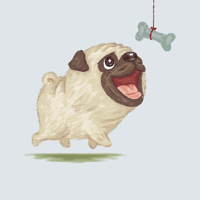 搞怪头像 动物 插画 手绘