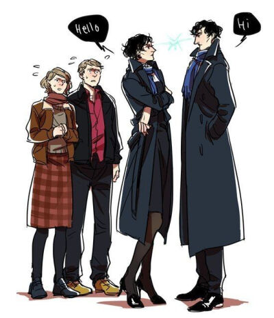 如果男Sherlock遇见女Sherlock....