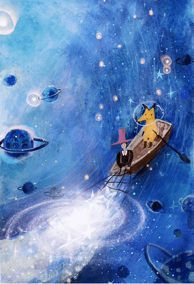 很高兴接到福建少年儿童出版社的邀约，为童诗300首创作一系列插画。
一朵花，一棵草，一只虫子，一束阳光，怎样个成一个丰足的世界，怎样值当我们认真对待。一朵云，一滴雨，一片叶子，一声鸟鸣，怎样从身外落到我们…