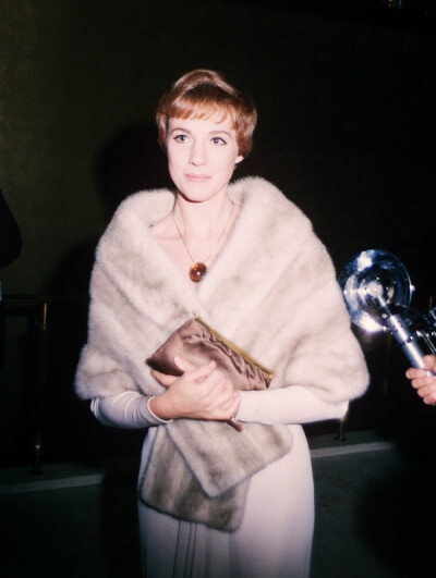 1970年，纽约，《音乐之声》女主演朱莉·安德鲁斯（Julie Andrews）。 ​​​​ 