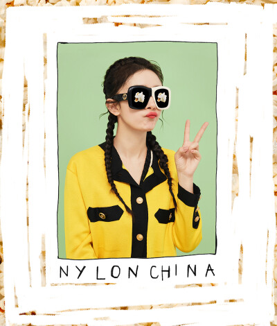 2019《NYLON_CHINA》四月刊封面：杨幂（杨老师画画班开课啦o.O）