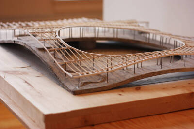 landscape and architecture model