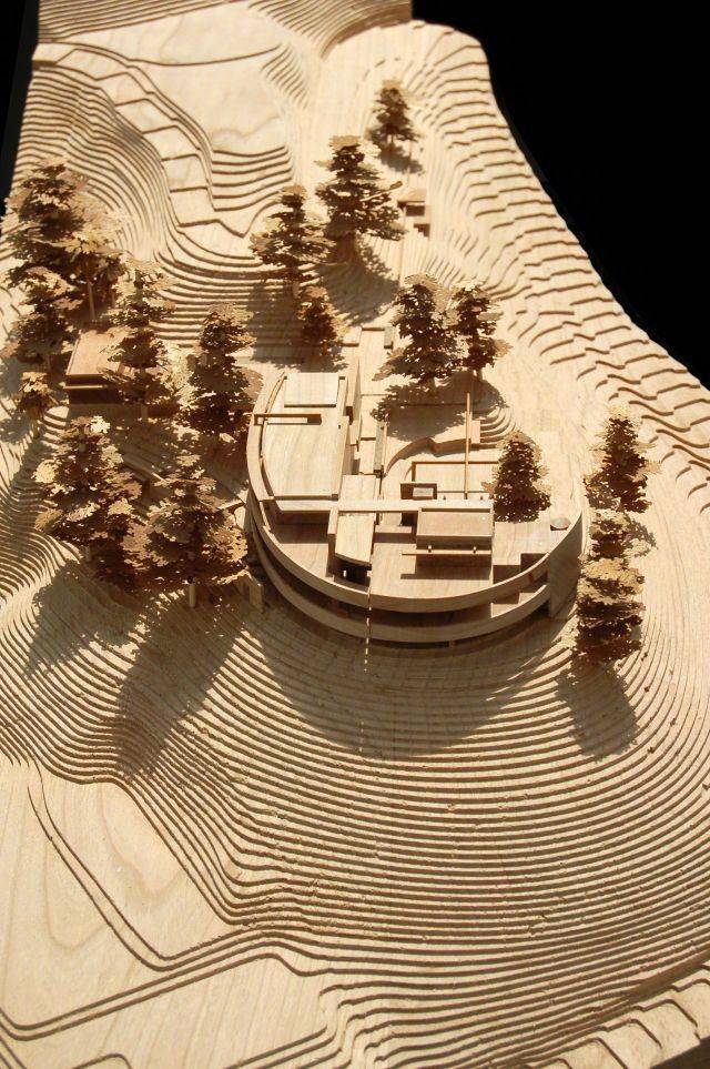 landscape and architecture model