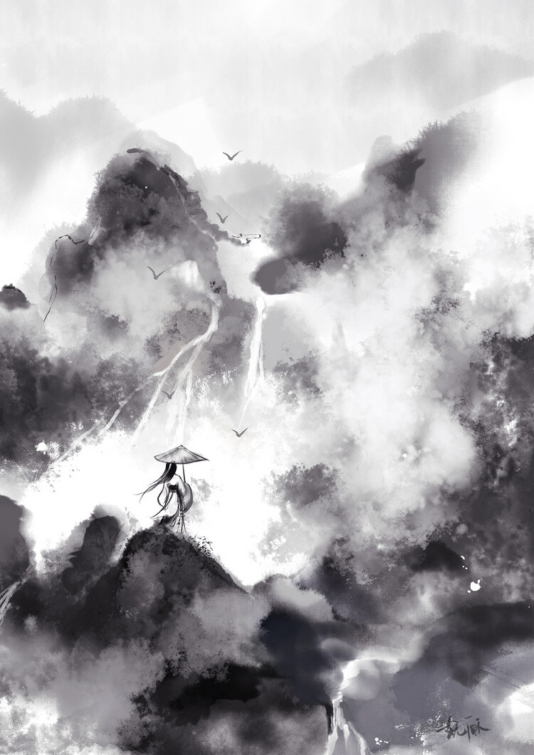 〔古风插画〕作者：妩酥子