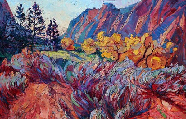 Erin Hanson 多彩景观印象派绘画欣赏