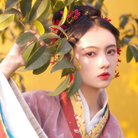 拾·芙蓉不及美人妆，水殿风来珠翠香。