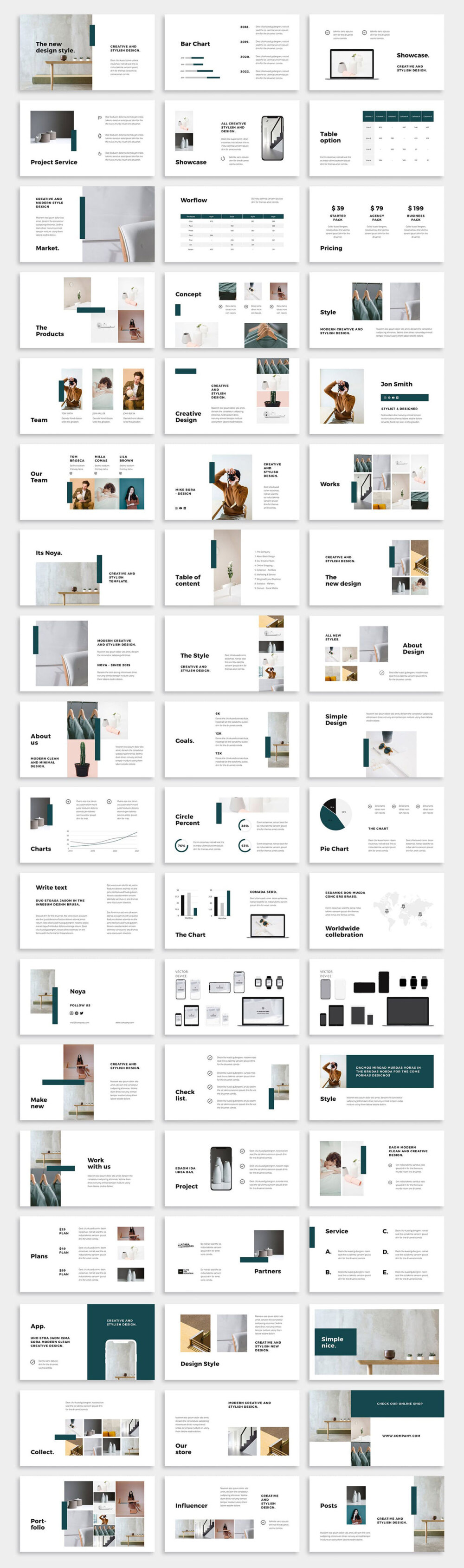 森系欧美风杂志画册ppt模板七图网：www.51ppt.vip