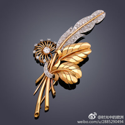 白钻 黄金古董珠宝