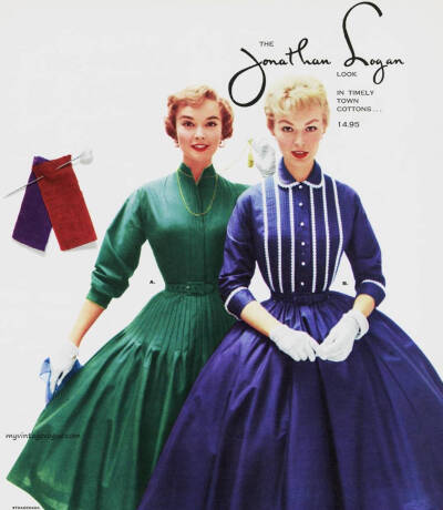 1950s的服装广告