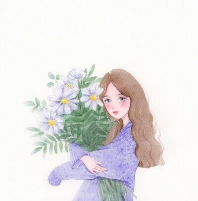 可爱的小姐姐头像壁纸❀.(*´▽`*)❀.
水彩画
cr.@王大可vvv