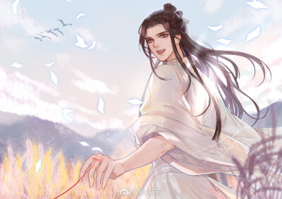 〔 天官赐福 〕秋生笙 绘