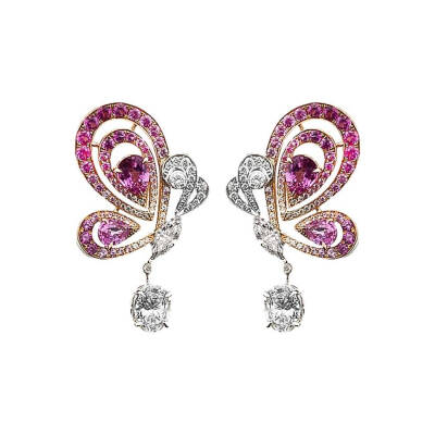 粉钻 白金 珠宝