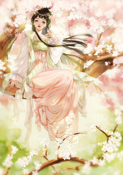 「古风美人」画师 : 槿木