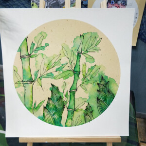 宣纸  创意儿童画