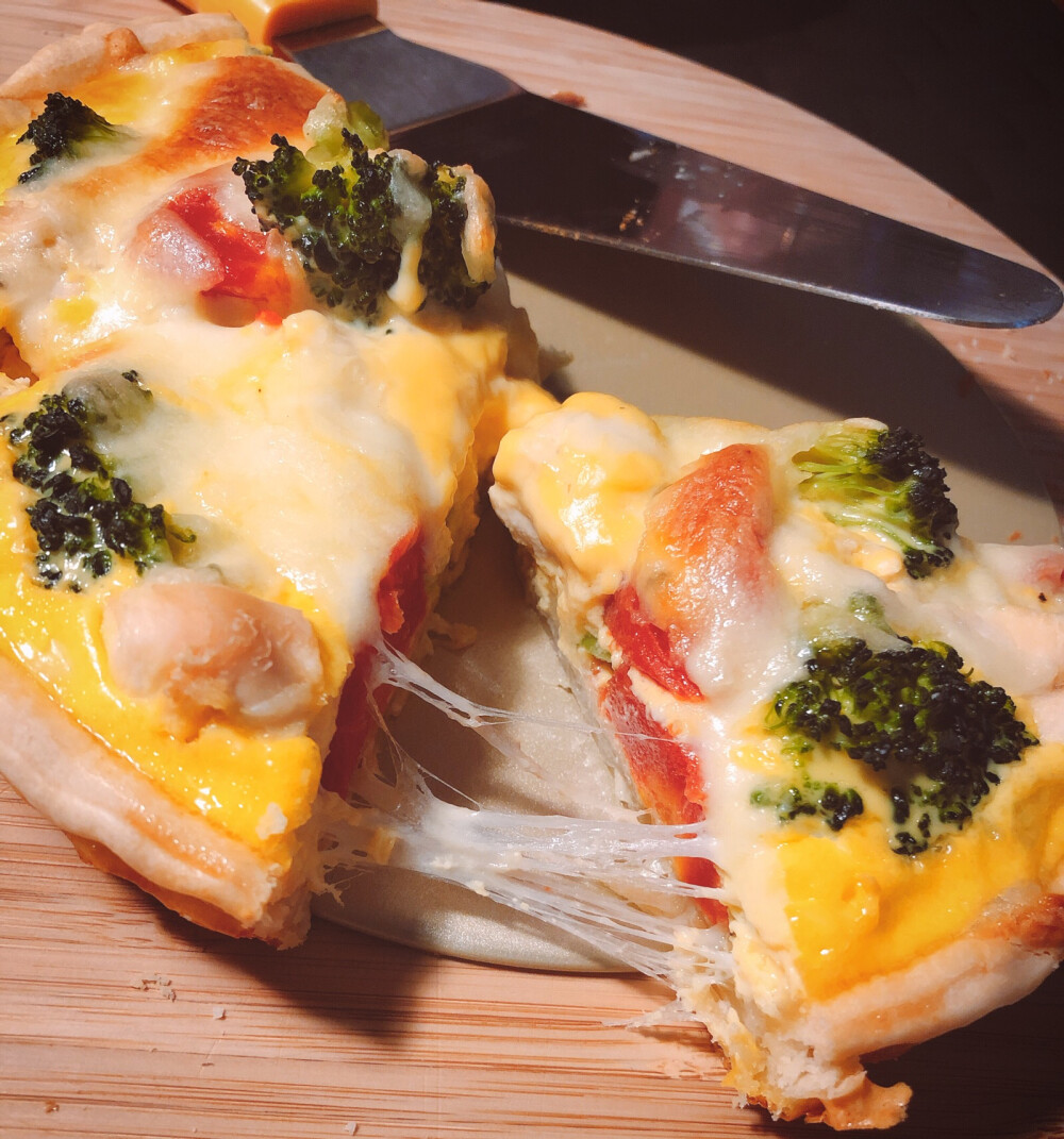 4.23:西兰花鸡肉派～