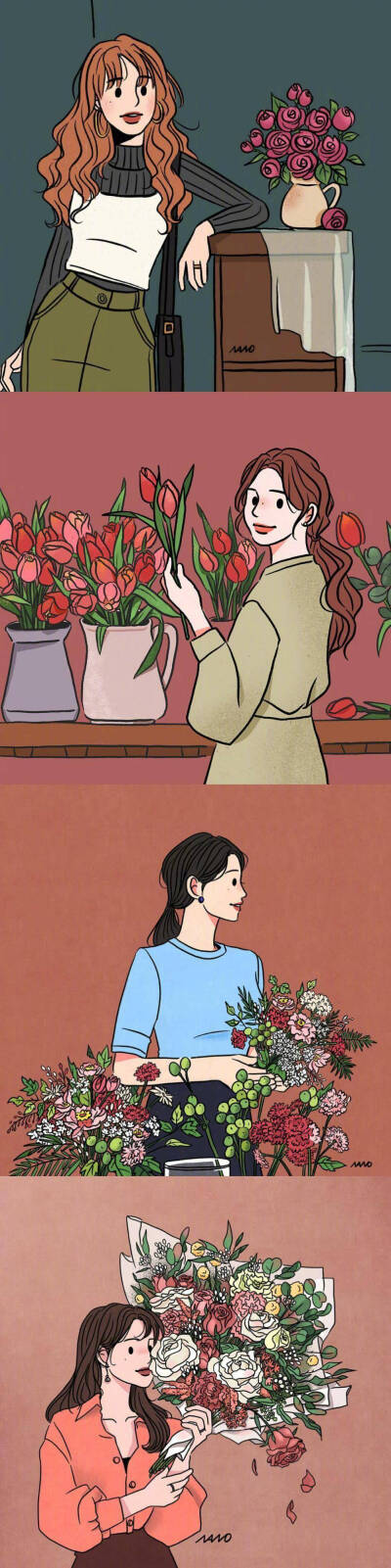 美女插画壁纸