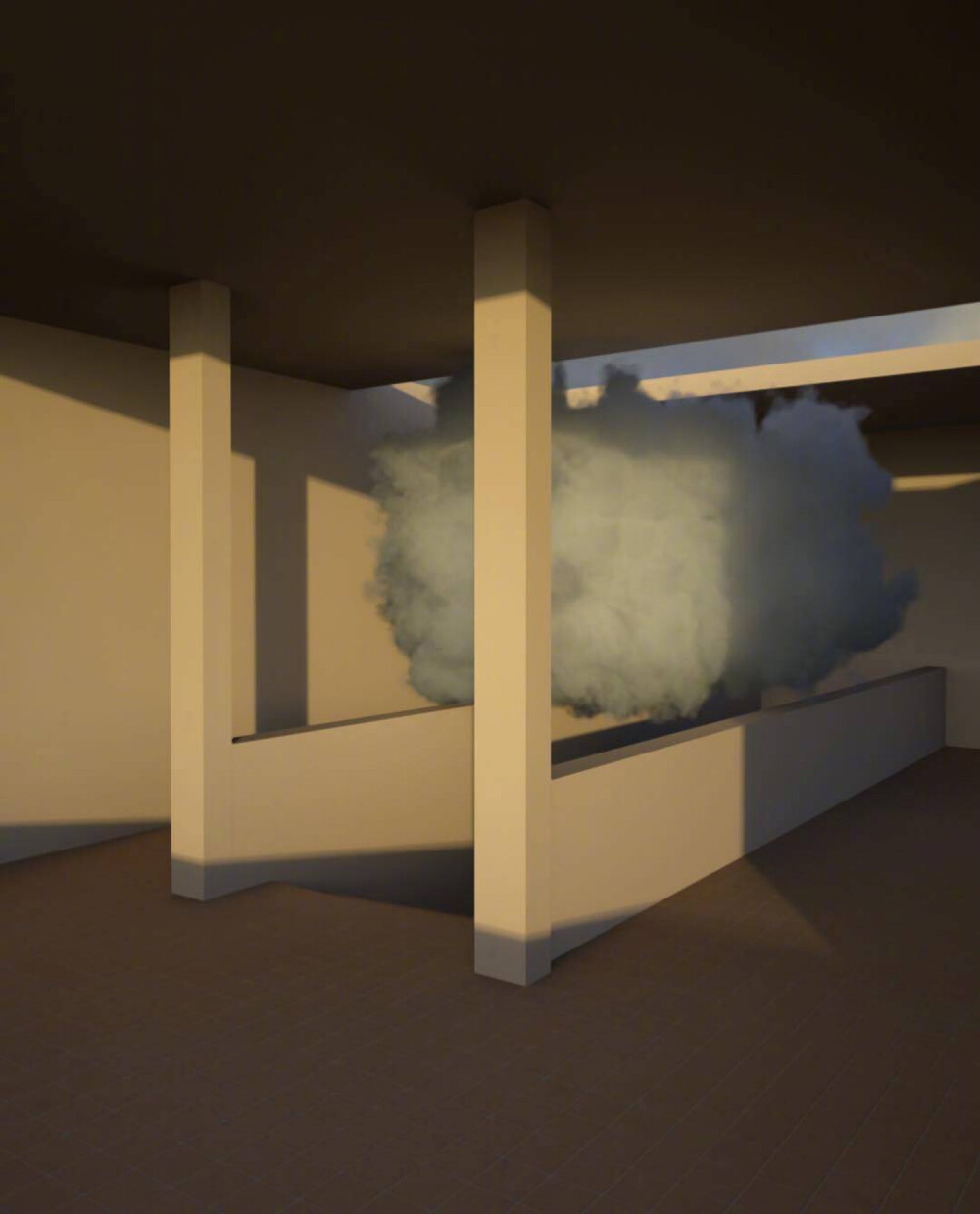 一朵四处游走的云