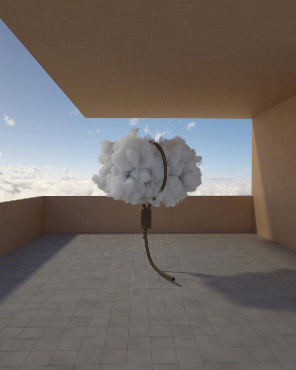 一朵四处游走的云