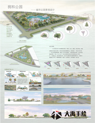 大禹手绘规划软件表现作品