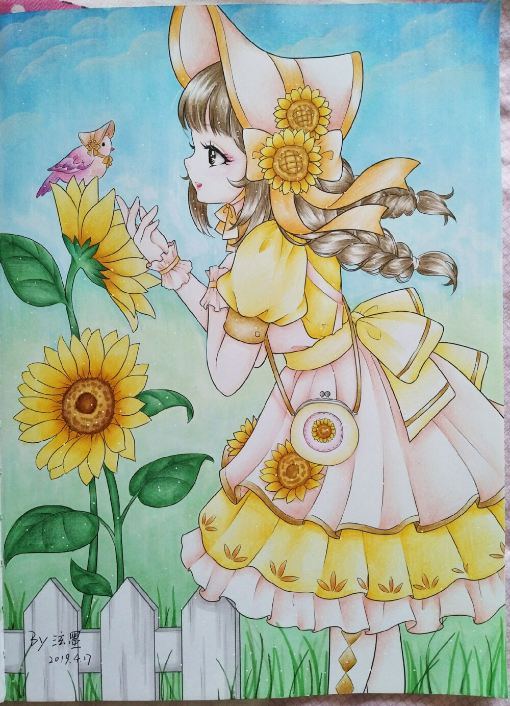 涂色花与萌娘
