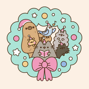 pusheen the cat~ marry Christmas~