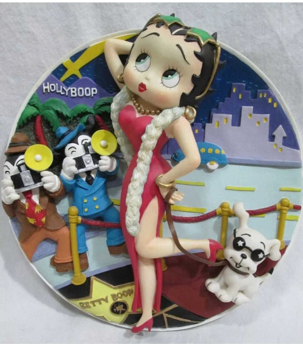 贝蒂 Betty Boop 立体装饰盘