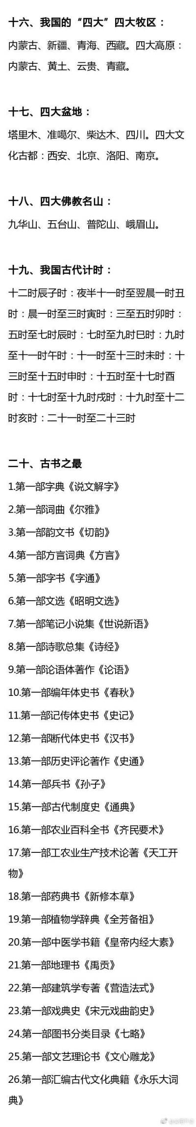 有哪些年轻人需要知道的经典文学常识和民俗知识