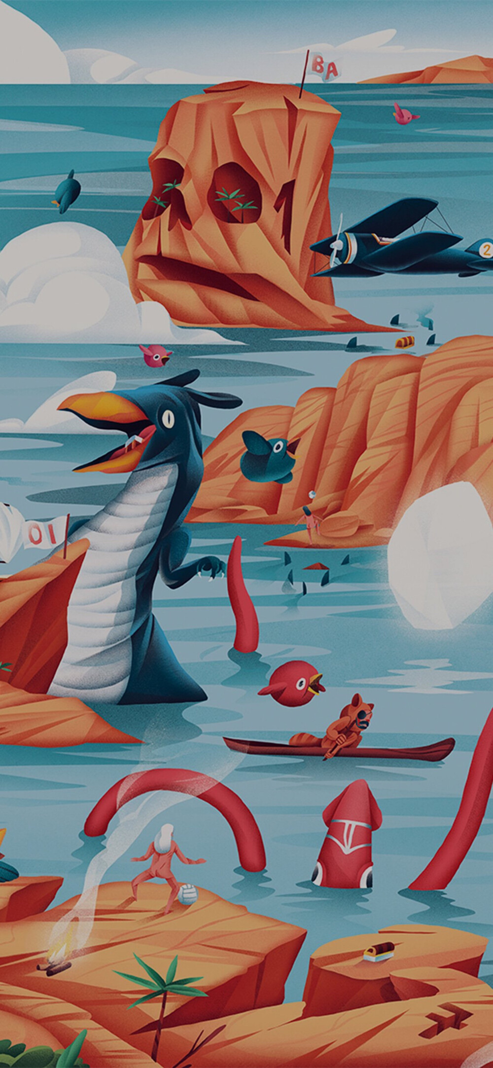 iPhone高清全屏漫画壁纸