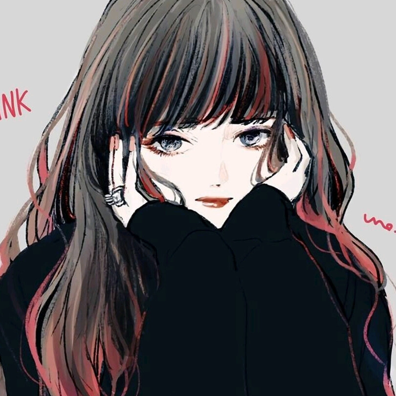 女头手绘二次元