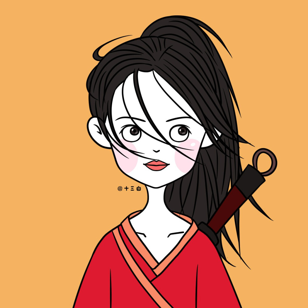 章子怡卡通头像