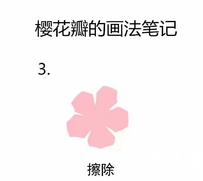 樱花 画法