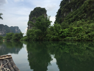 桂林 山水 风景 竹筏