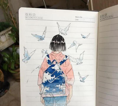 水彩画