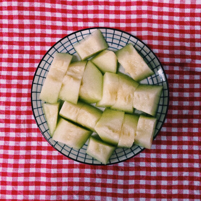 好甜的蜜瓜呀！