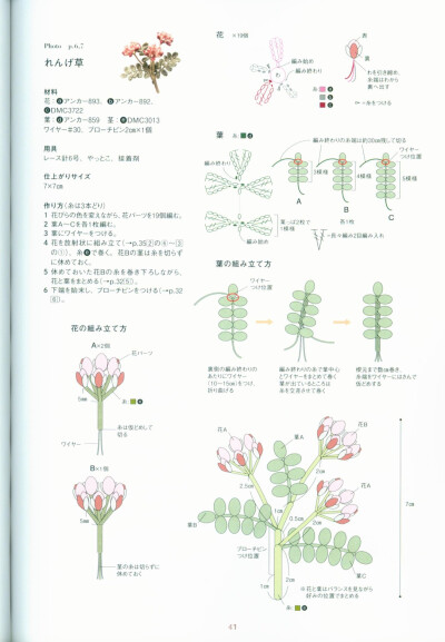 毛线花