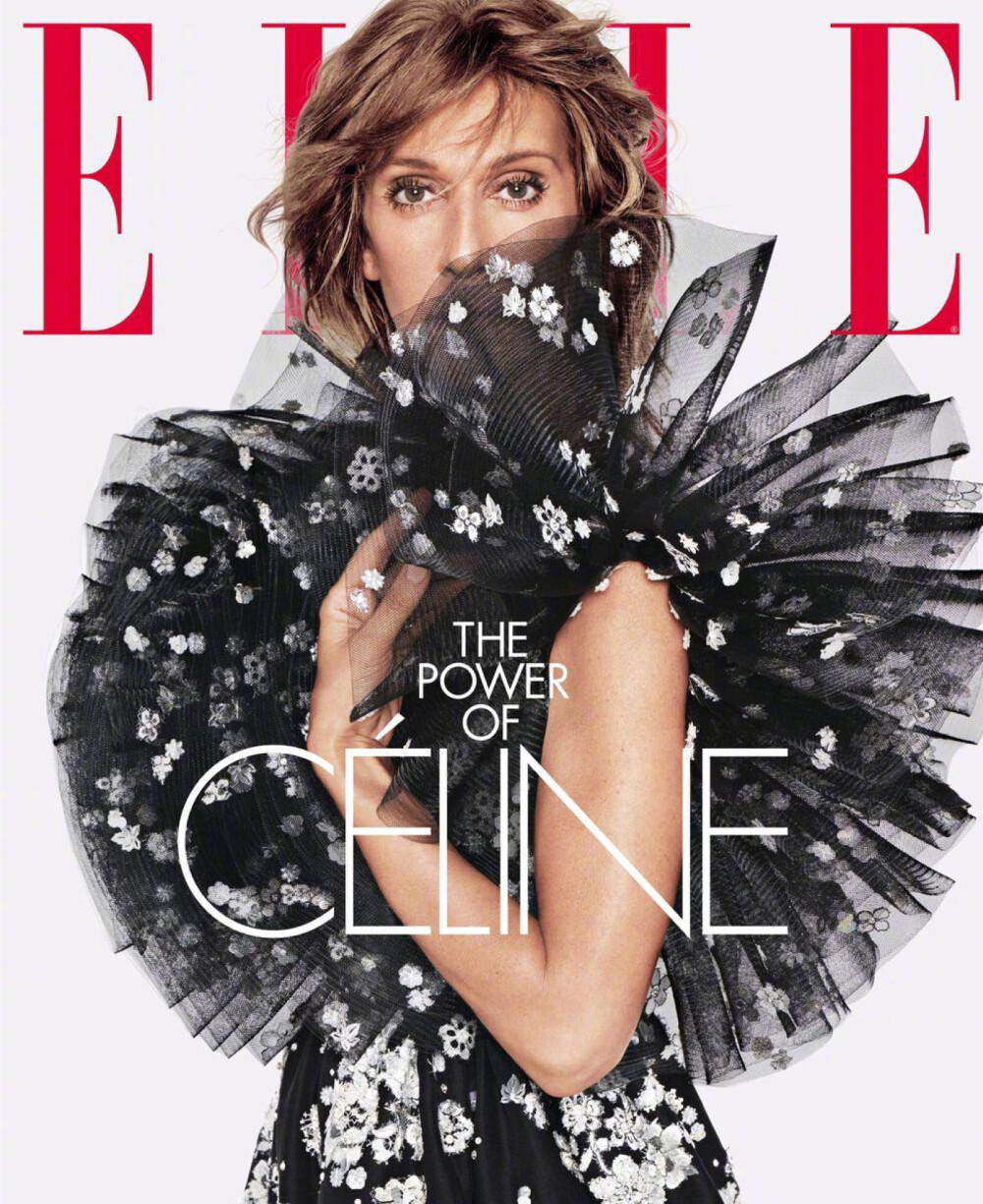 Celine Dion for US Elle June 2019. 乐坛天后-席琳·迪翁, 美版《ELLE》六月刊封面人物. 摄影: Tom Munro ​​​