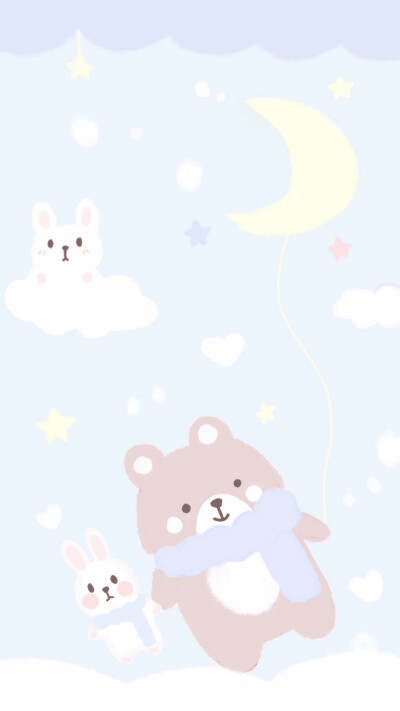 ( ˘ ³˘)♥小水壶自描壁纸